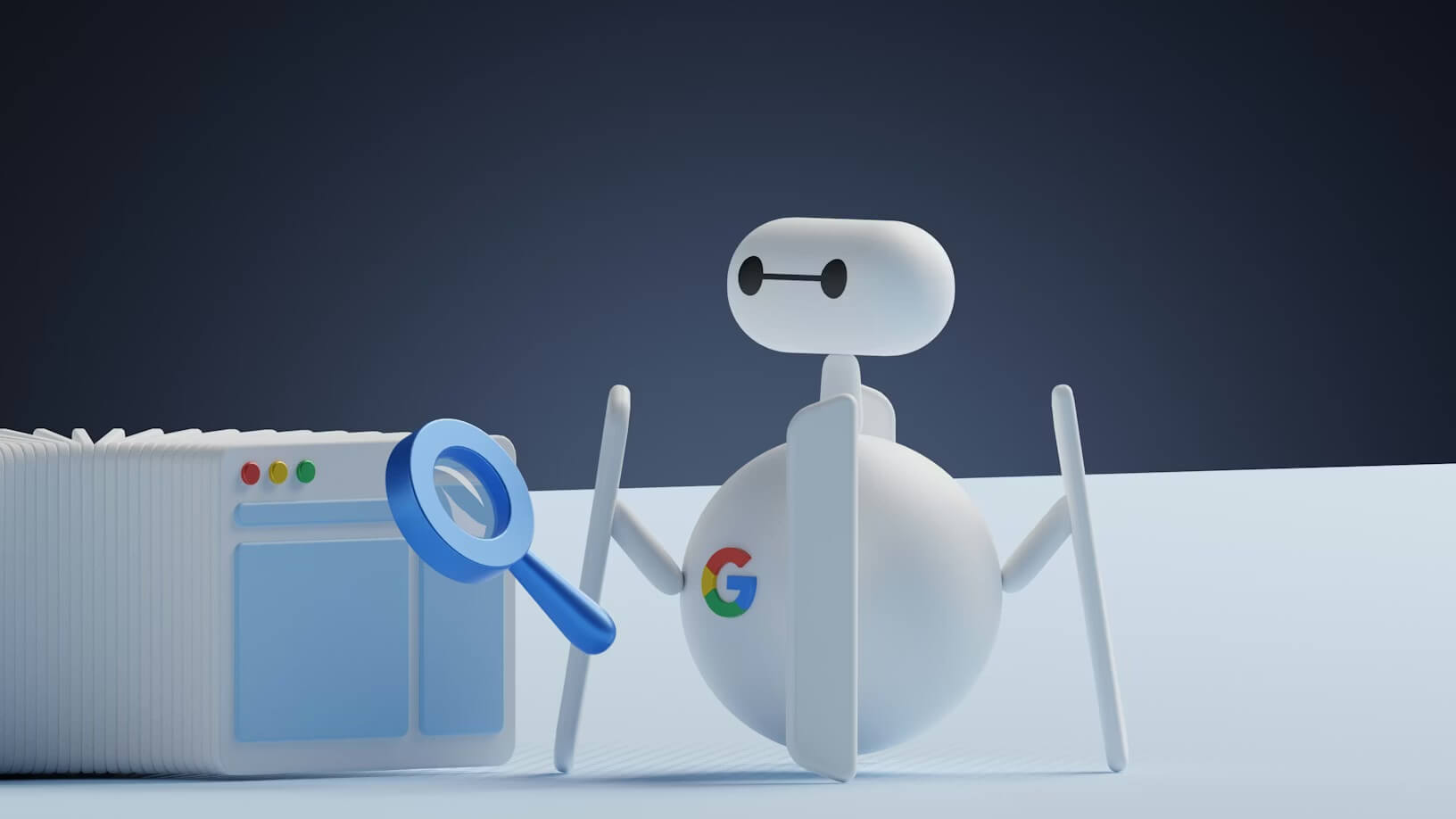 Search engine bot crawling website pages for SEO issues