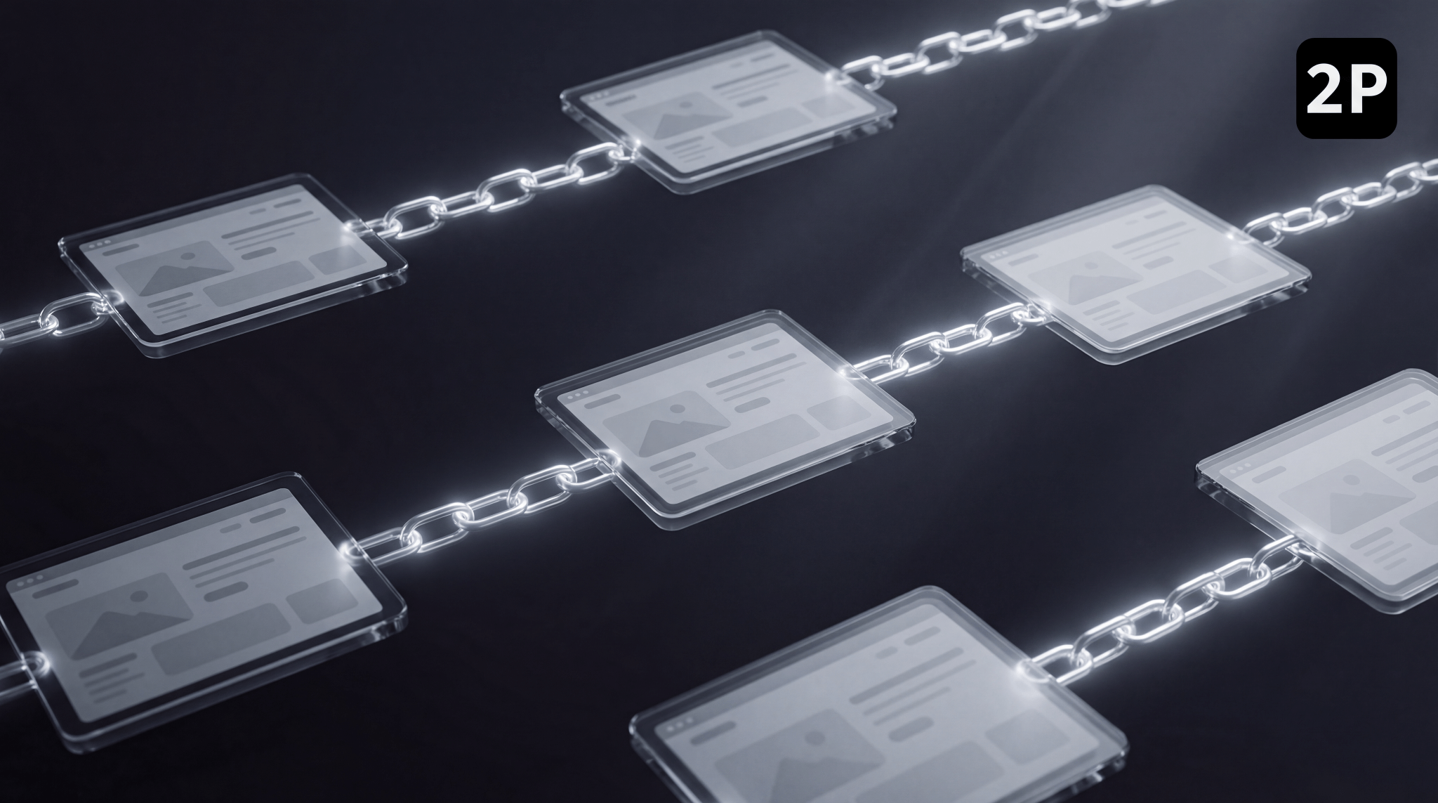 Backlink chain connecting web pages in a network