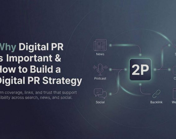 2P digital PR strategy network graphic