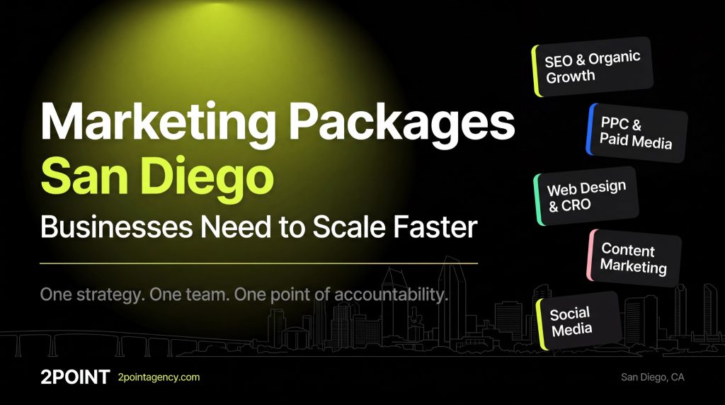 Marketing Packages San Diego Businesses Need to Scale Faster
