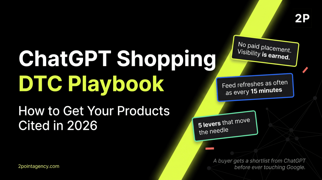 How to Optimize for ChatGPT Shopping in 2026: The DTC Brand Playbook