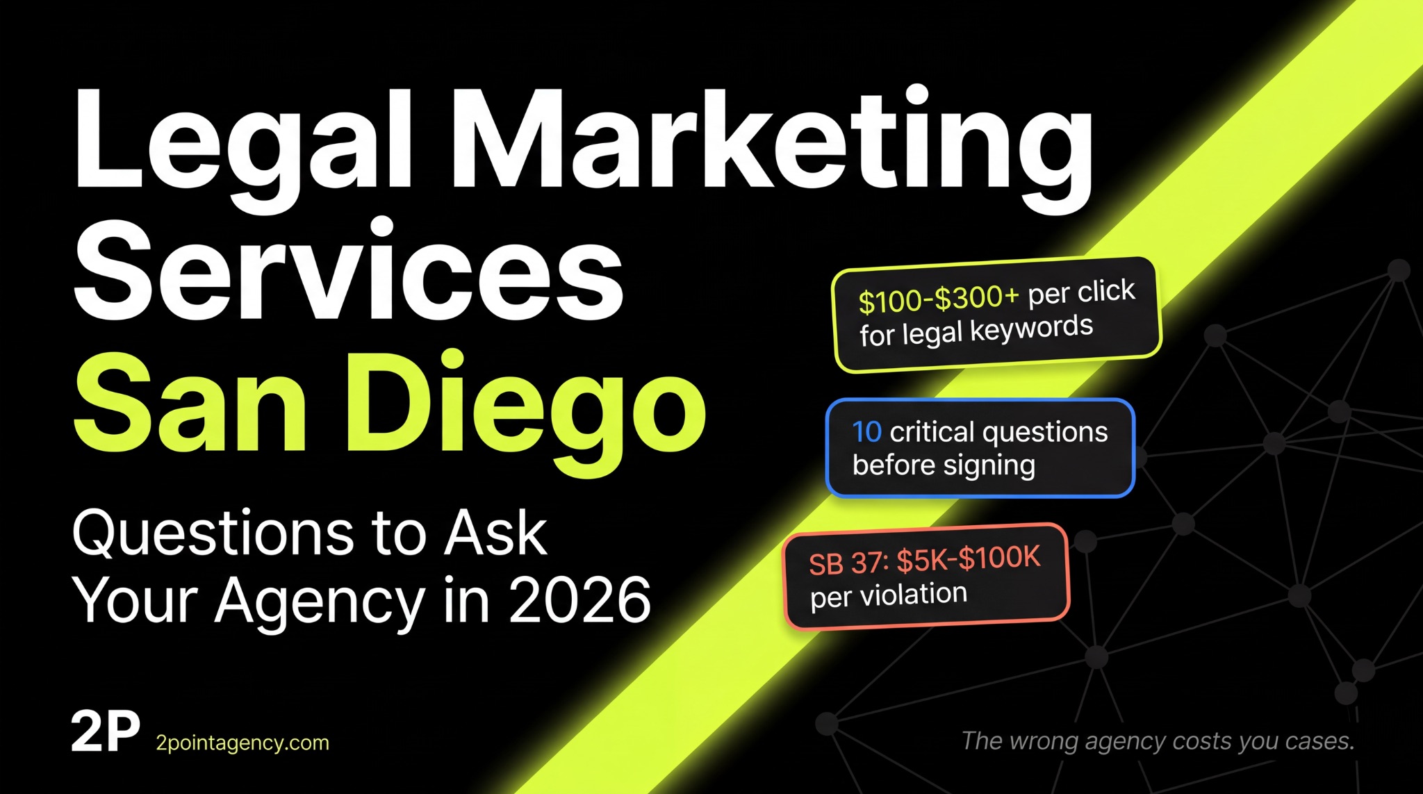 Hero graphic for San Diego legal marketing services in 2026