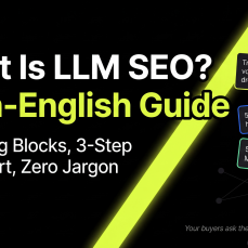 What is LLM SEO plain-English guide covering 5 building blocks and a 3-step quickstart by 2POINT