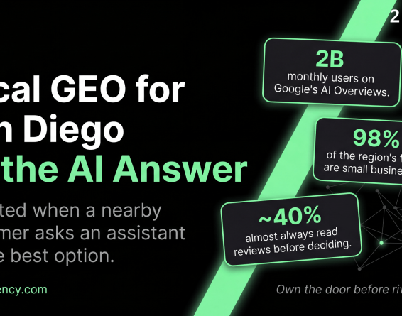 Local GEO for San Diego: be the AI answer.