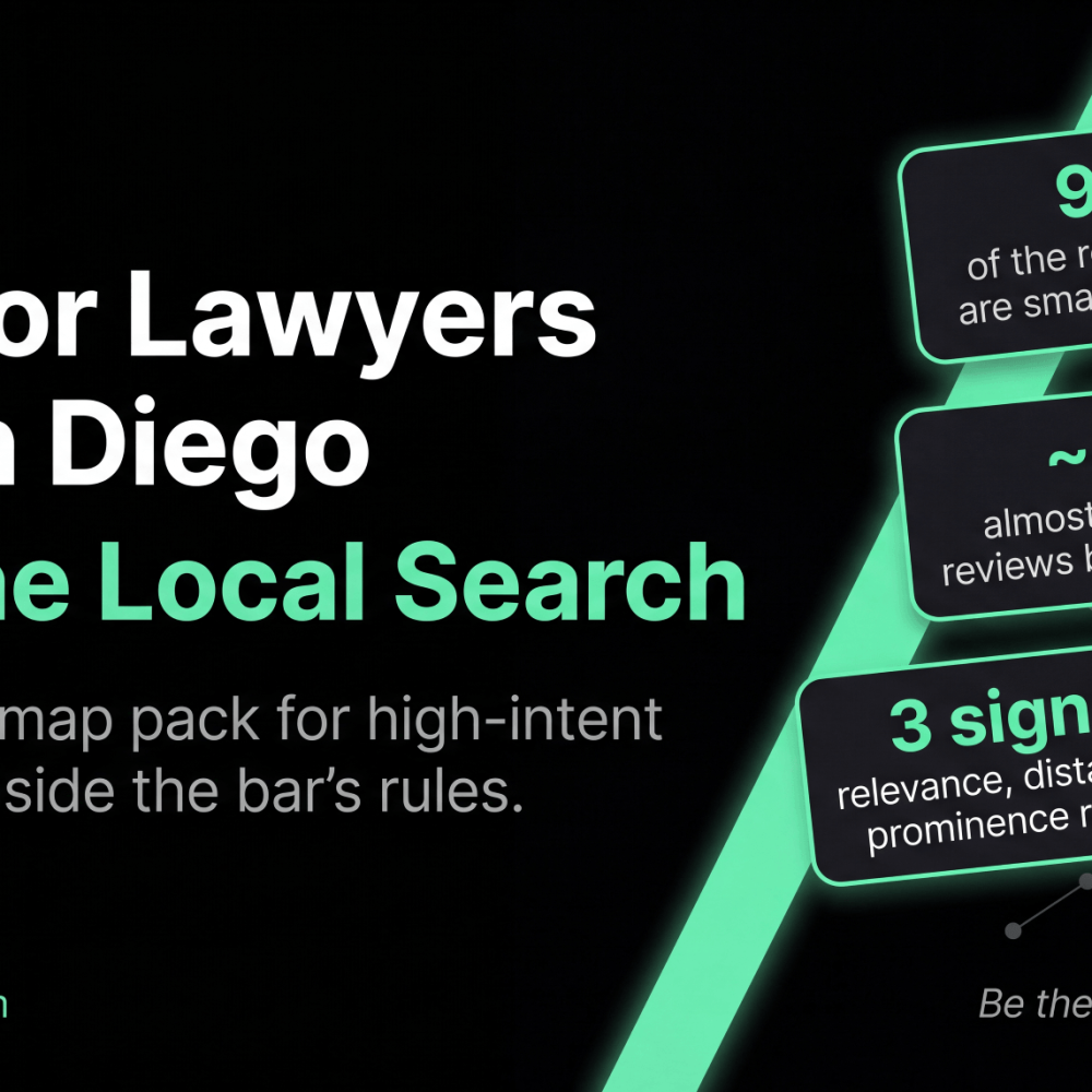 SEO for Lawyers in San Diego: A Law Firm’s Guide to Local Rankings