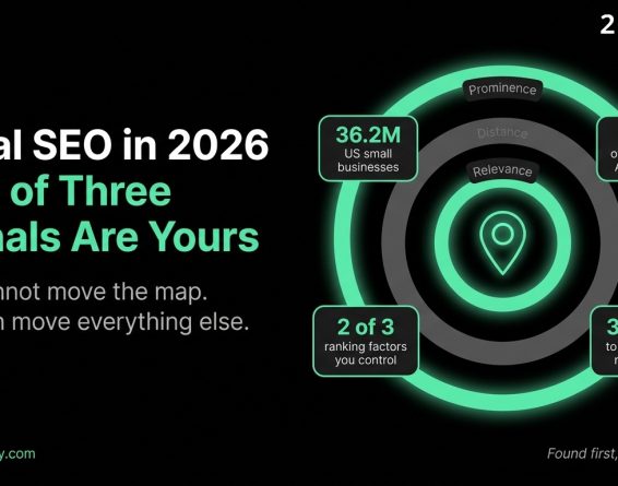 Local SEO for small business in 2026: two of Google's three ranking signals are yours to control