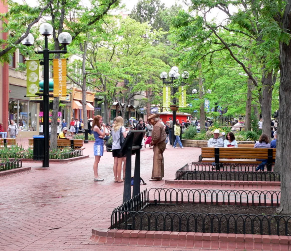 Pearl Street Mall, downtown Boulder