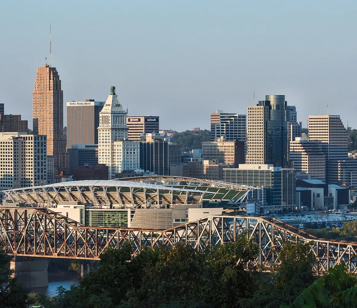 Downtown Cincinnati viewed from Devou Park