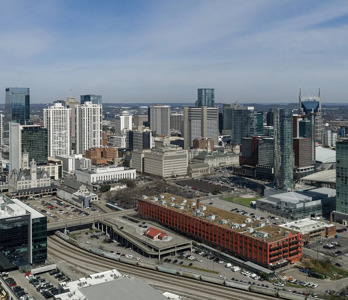 Skyline of downtown Nashville, Tennessee