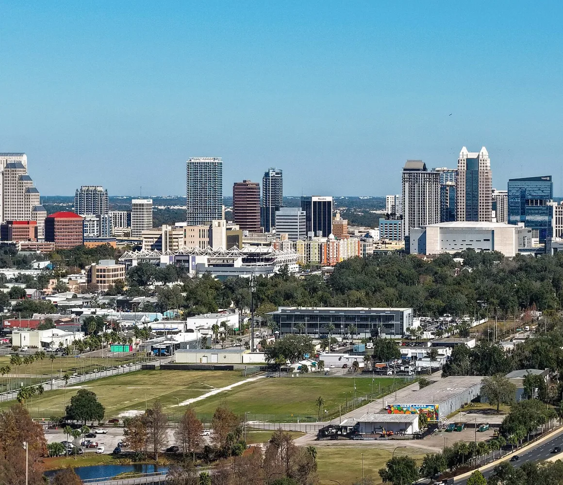 Skyline of downtown Orlando, Florida