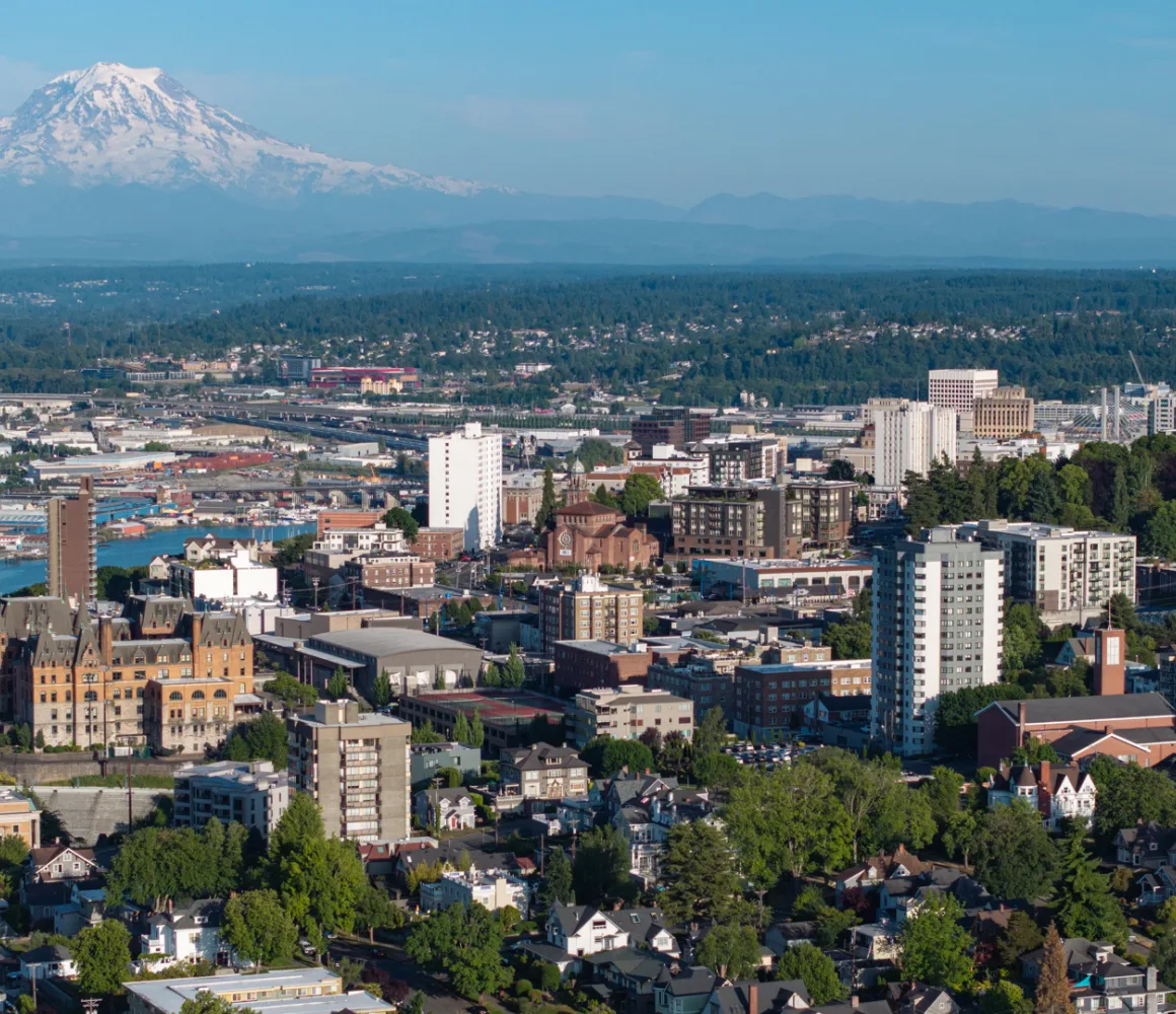 Aerial view of Tacoma