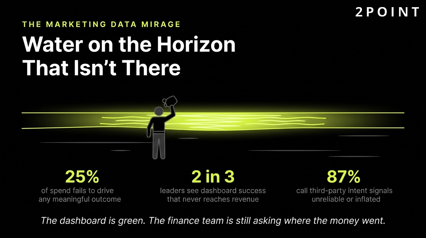 The marketing data mirage: water on the horizon that simply is not there when you arrive.